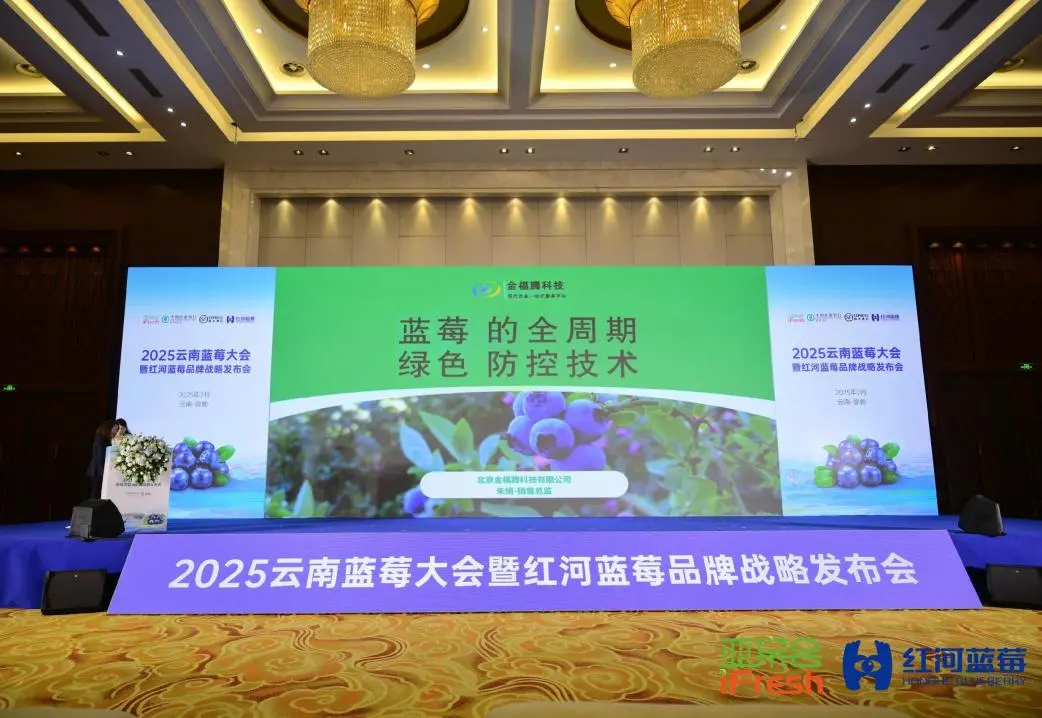 金福騰亮相2025云南藍莓大會與藍莓全產(chǎn)業(yè)鏈博覽會，助力藍莓綠色種植